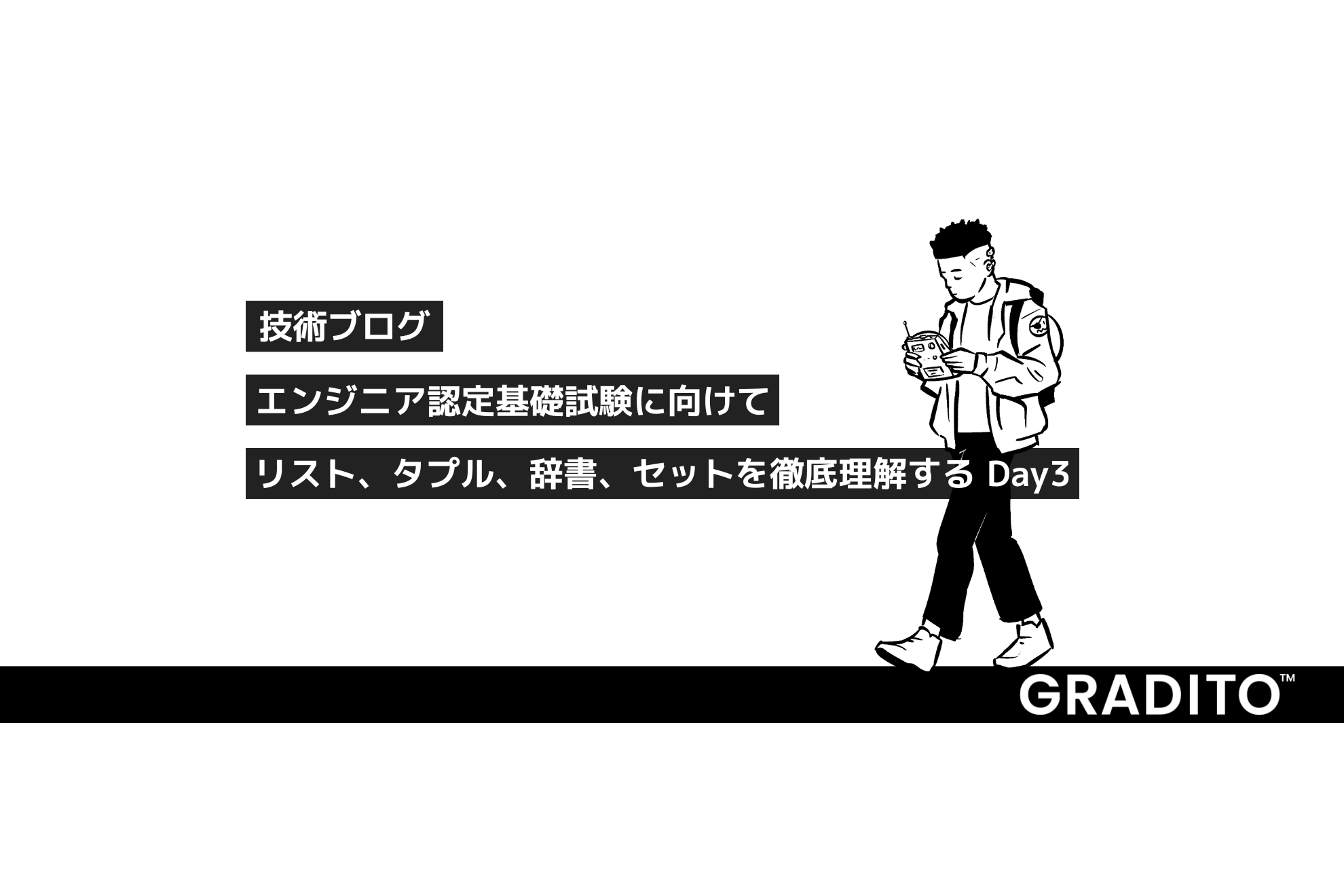 エンジニア認定基礎試験に向けて リスト、タプル、辞書、セットを徹底理解する Day3