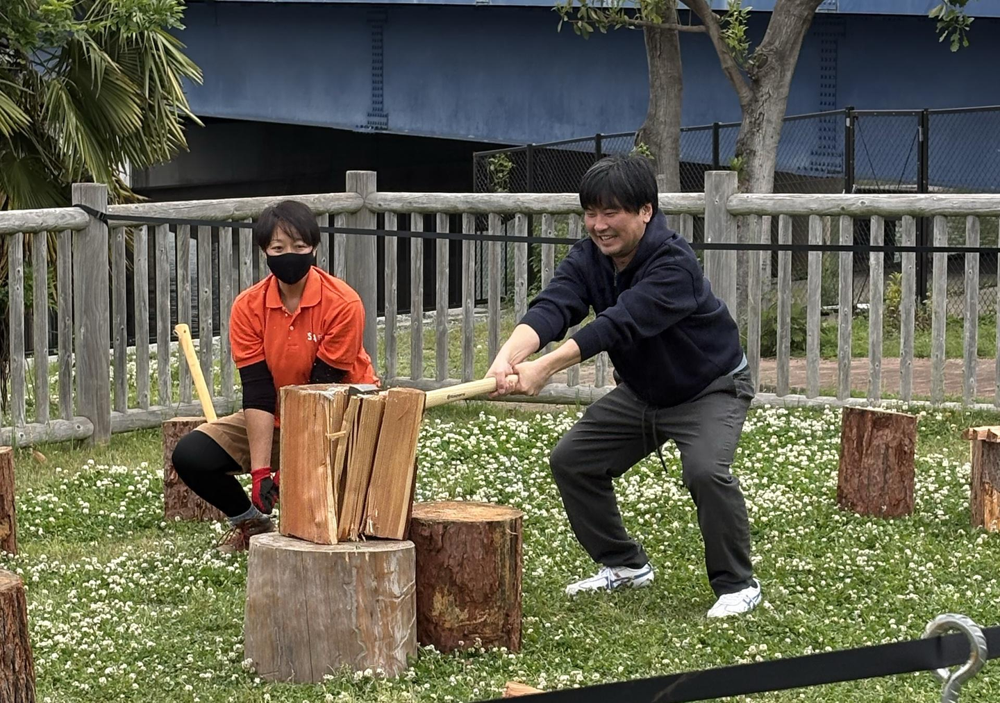 薪割り