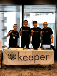 keeper ブース展示の様子