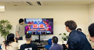 遊びも仕事も本気がMSS流。チームワークが必要なゲームで社長も入って大盛り上がり。