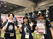 展示会でのソリューション提案も経験