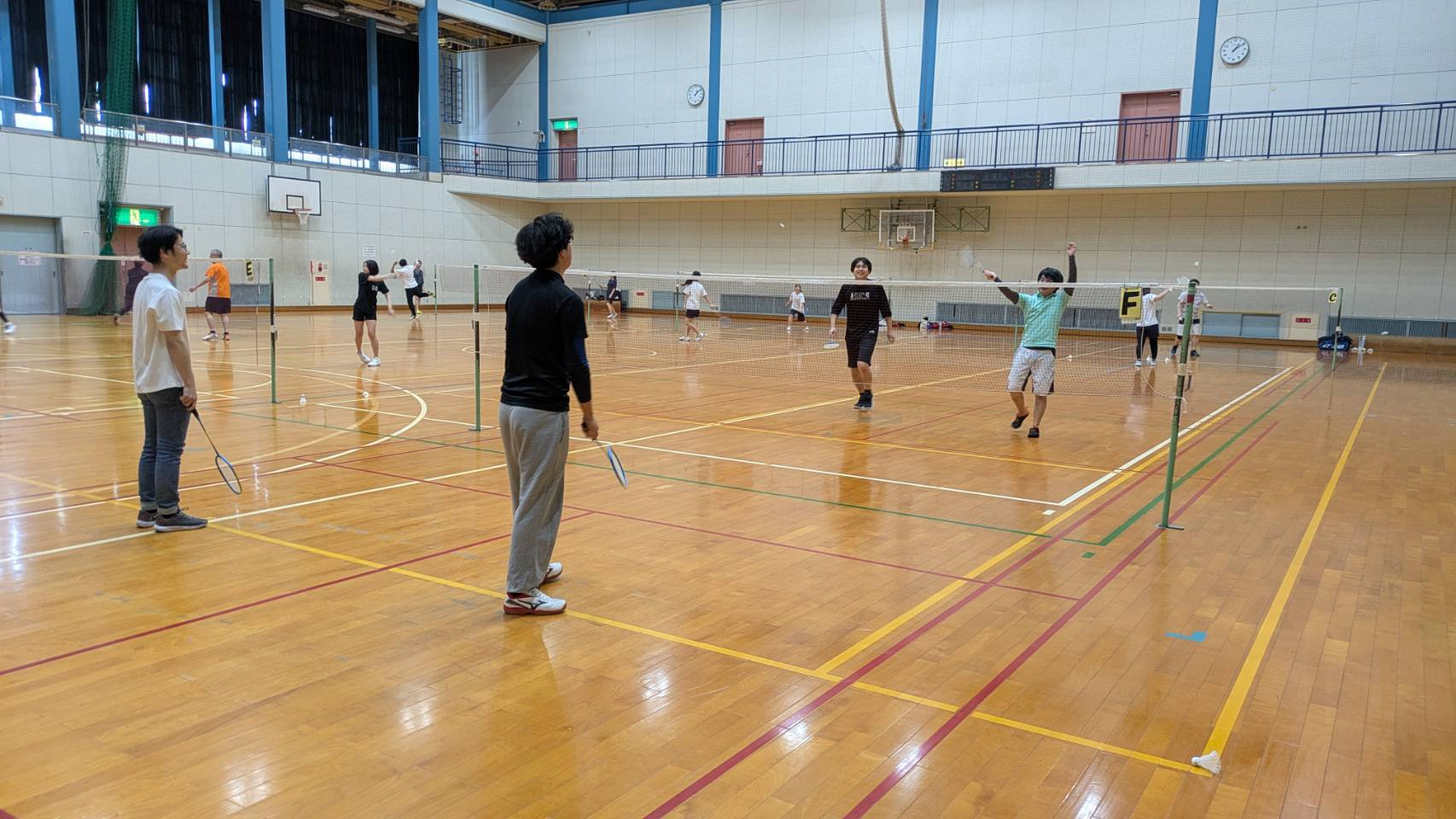 社内レクリエーション（バドミントン）実施！