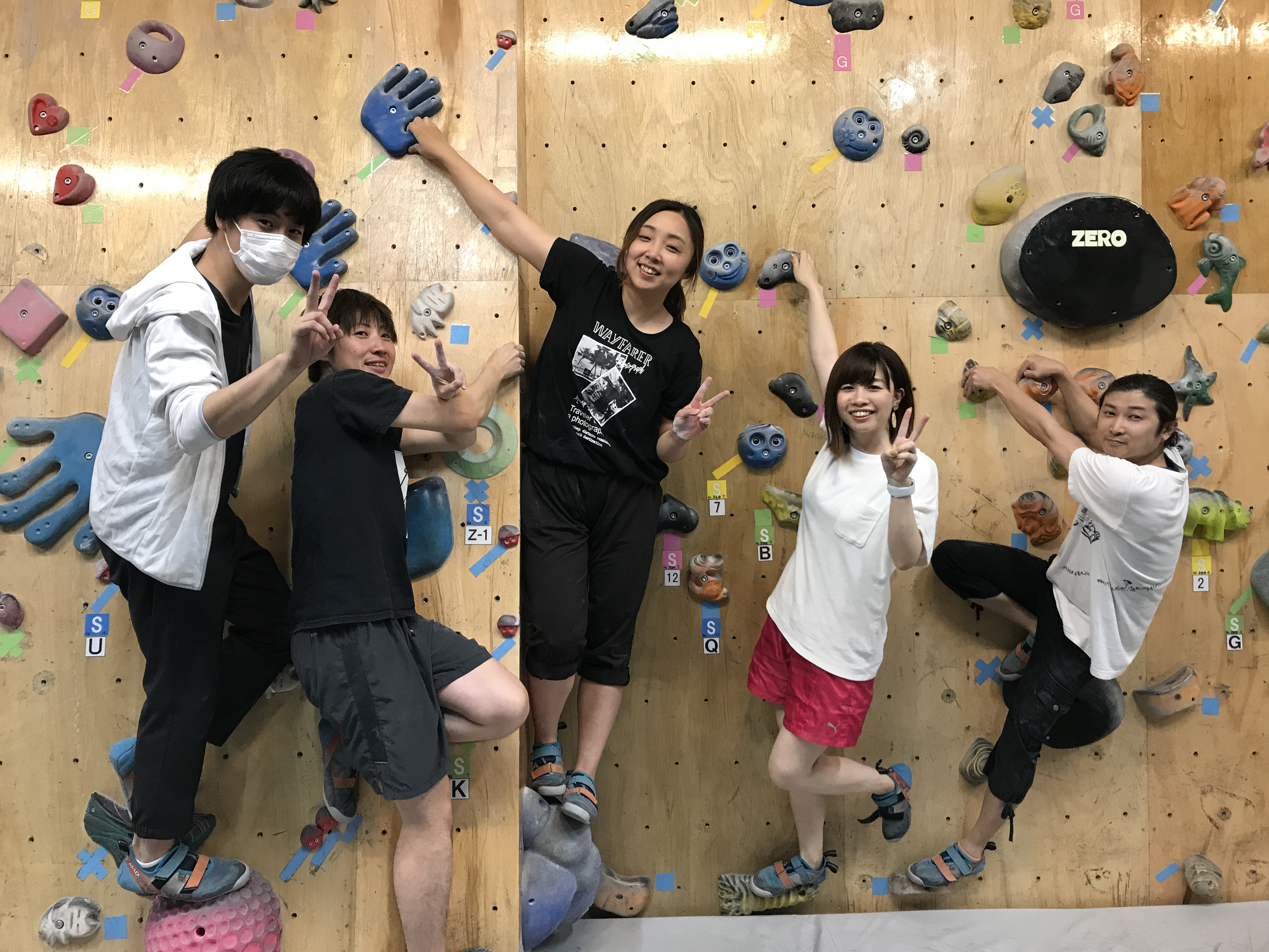 また×4ボルダリング（ゆる部