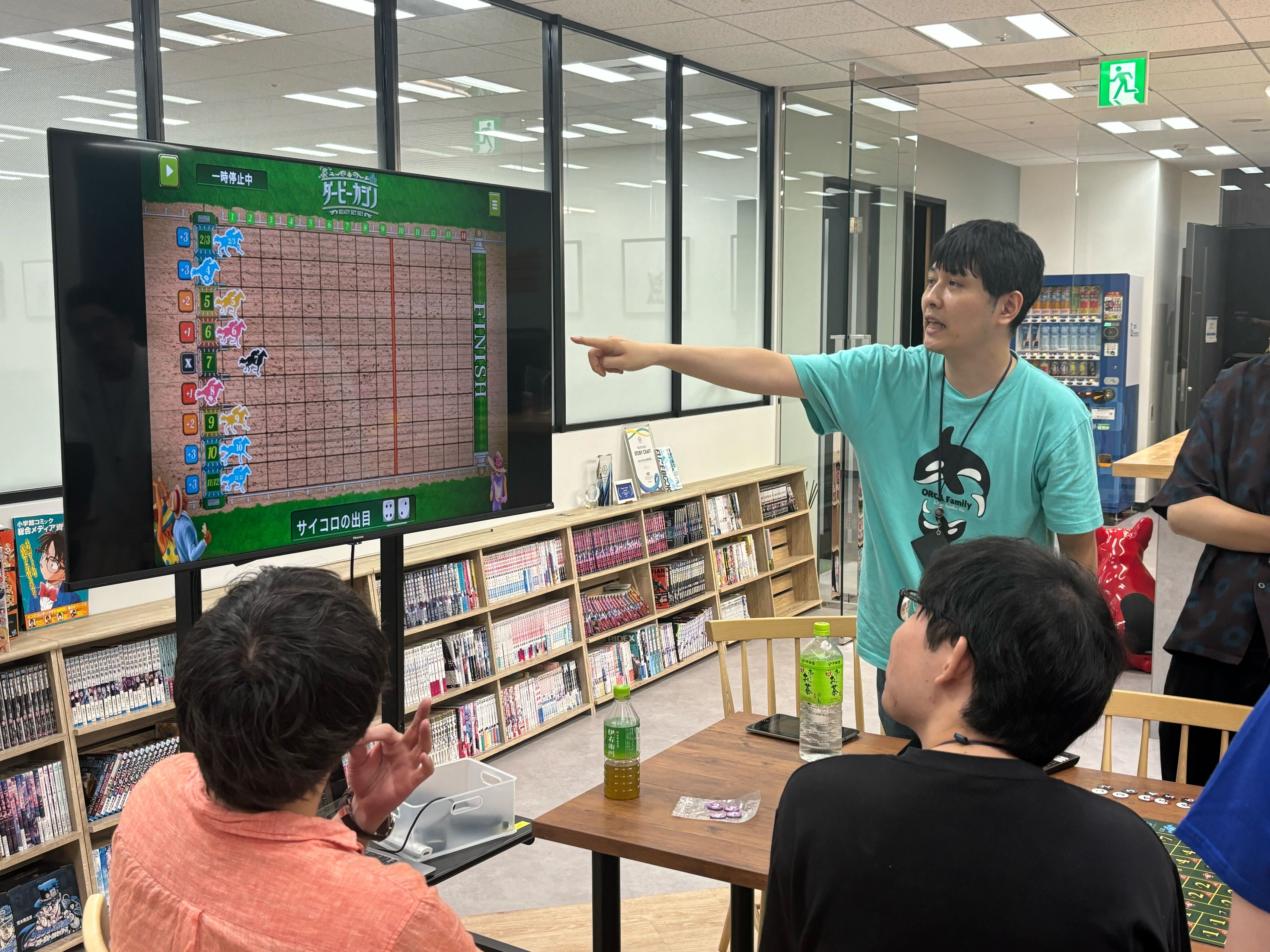 【ボードゲーム部】会社のカフェが競馬場に！
