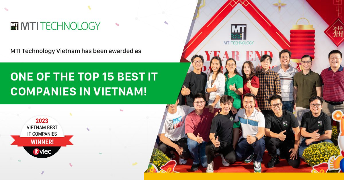 MTI Technologyが「ベトナムのベストIT企業2023」のベスト15に選ばれました！