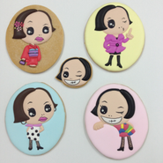 展示会用に作ったアイシングクッキー