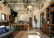 シェアハウスのリビング