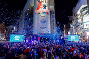 約 12 万人が、渋谷で行く年来る年を盛大にお祝い！　　　「YOU MAKE SHIBUYA COUNTDOWN 2018-2019」PR