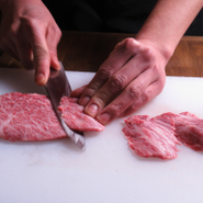 肉のカットも簡単です！