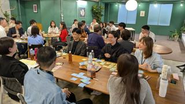 全社会議などでは部署横断・地域横断で集まってワークショップ。