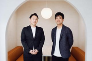 共同創業者（左：CEO山下、右：CTO松田）