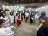 展示会での風景です。このほかイベントなどプロモーション活動も手掛けております。