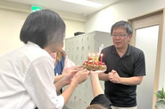 毎月月末には、プチお誕生日会を開催しています。