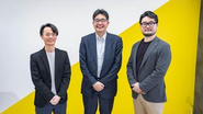 弊社ファウンダー(中央)、社長(右側)、No.2(左側)です！