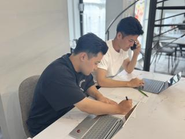 インターン生自らが考えて行動