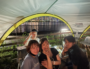 キャンプやめてBBQにしました。