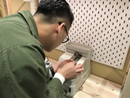 レンズ加工も体験していただきます