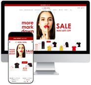 ゴルフ関連グッズを多言語越境ECサイトで販売している事例になります。1つのサイトで管理することにより、自社のリソースに合わせての運用が可能になっています。