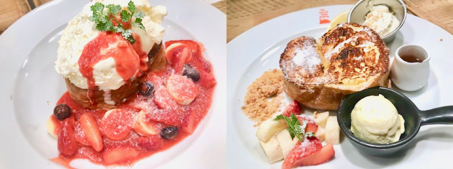 仕事終わりにスイーツを食べに行ってきた🥞💗