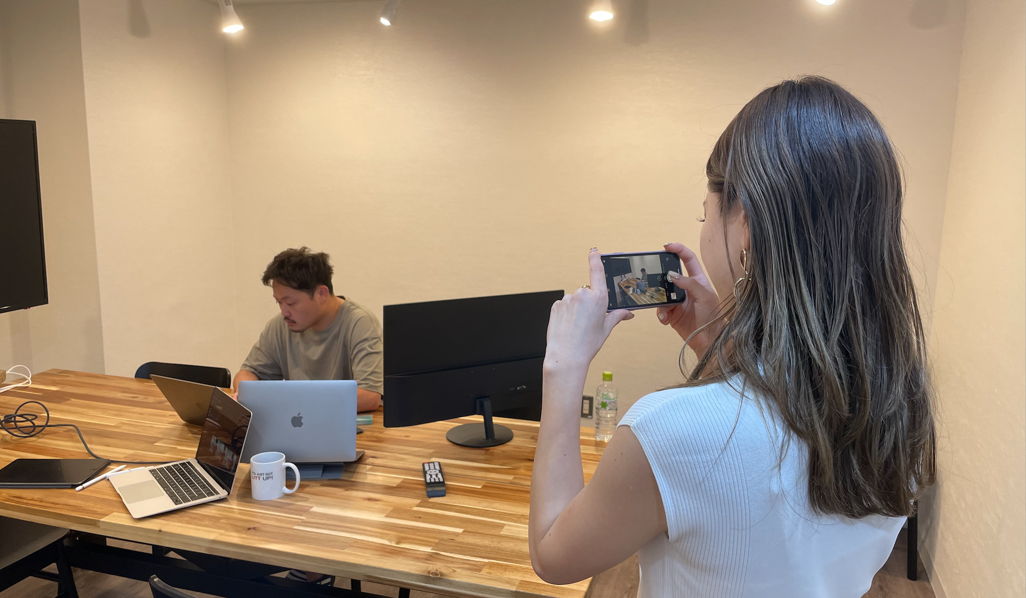 社長室の小林です。今日からwantedly！