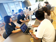 いつもの仕事風景