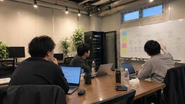 ホワイトボードで構成を相談