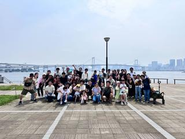 年に1度夏に社員を募ってBBQ大会を開催しています。