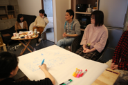 Graphium Houseでは、気楽なスタイルでワークショップを行い、それぞれのゴールを議論する取り組みを行っています