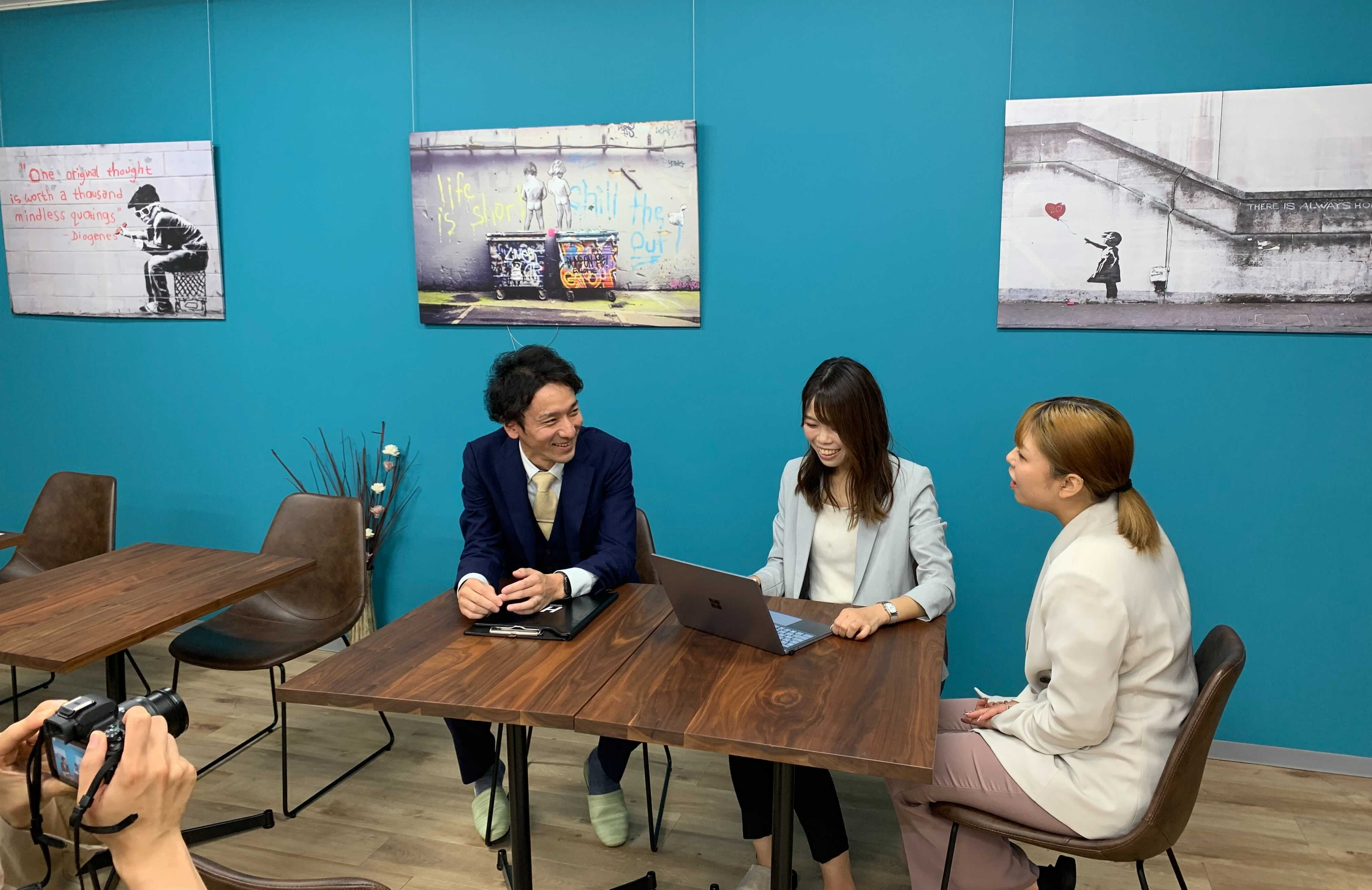 転職サイト用の撮影を行いました！