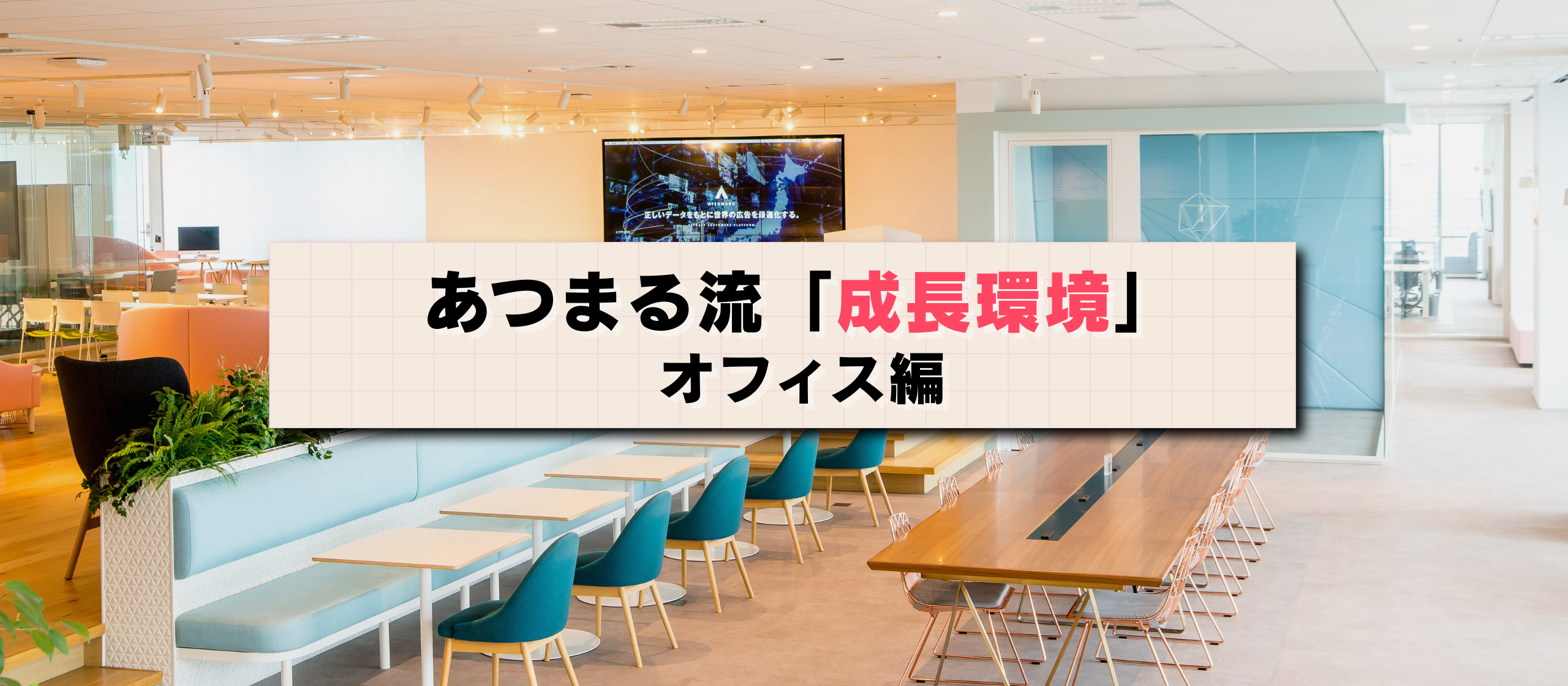 【普通じゃない？！あつまる流「成長環境」】オフィス編