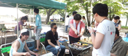 BBQは恒例行事です