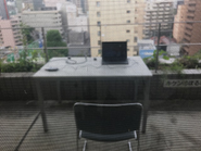 クルマ系のアプリでGPSに絡んでるので感度の問題でベランダへ