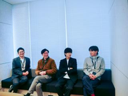25歳から40歳前後のエンジニアメンバーが多く活動しています