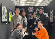 作品の発表機会、PRとして、大規模なアートフェアや展示会の企画運営なども行います。