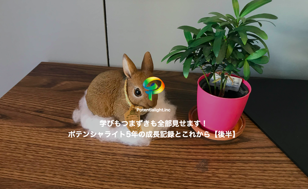 学びもつまずきも全部見せます！ポテンシャライト4年の成長記録とこれから【後半】