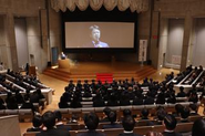 代表の朝比奈と共に全国で行う講演のサポートを担っていただきます（福井県立大学入学式）