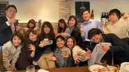 本社メンバーでの飲み会の様子です◎