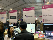 WebSummit2019@リスボンでの当社出展ブースの模様