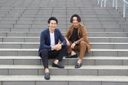 代表取締役・井上（右）、取締役・榎本（左）