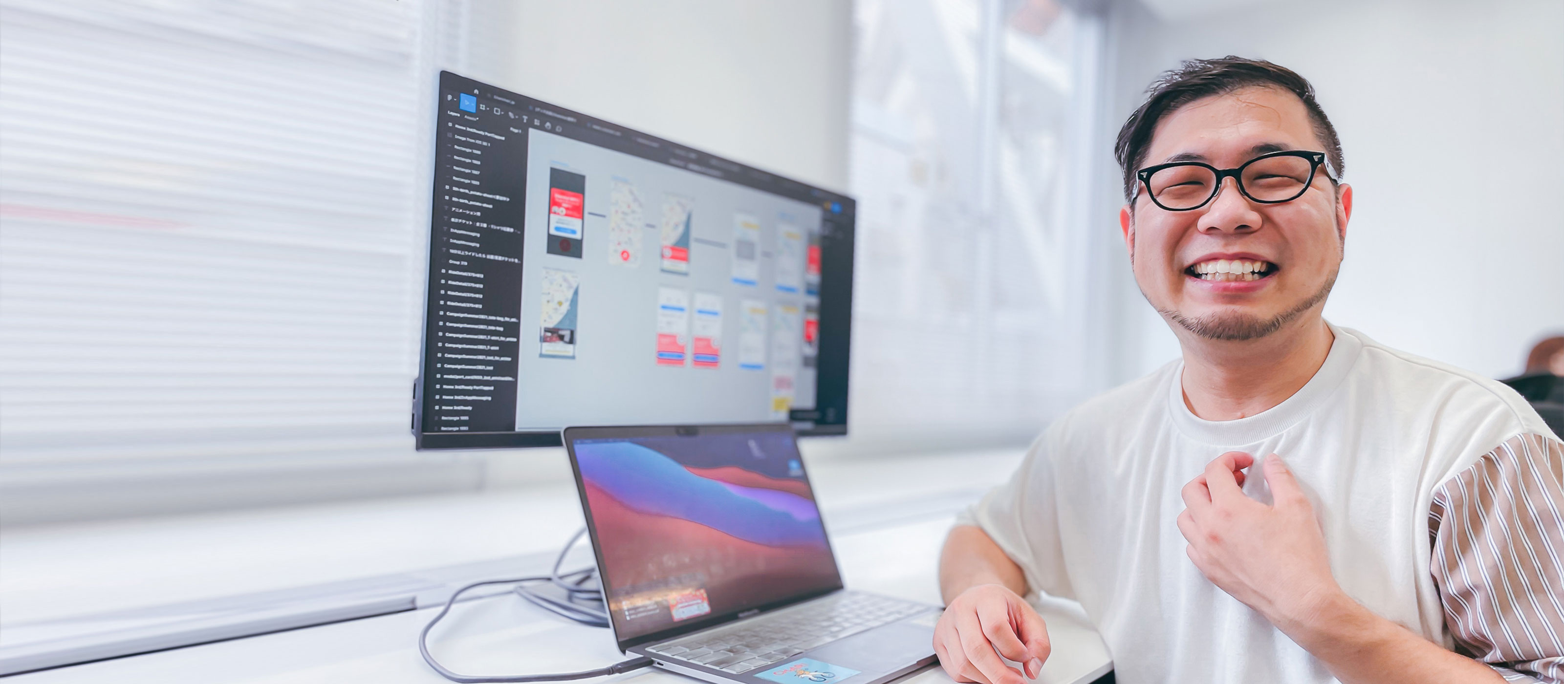 【シゴト紹介】チャリチャリ唯一の Designer にインタビュー。どんなこだわりがある？なぜチャリチャリのデザイナーを選んだ？フルリモートで働く人から見た neuet の様子もご紹介！