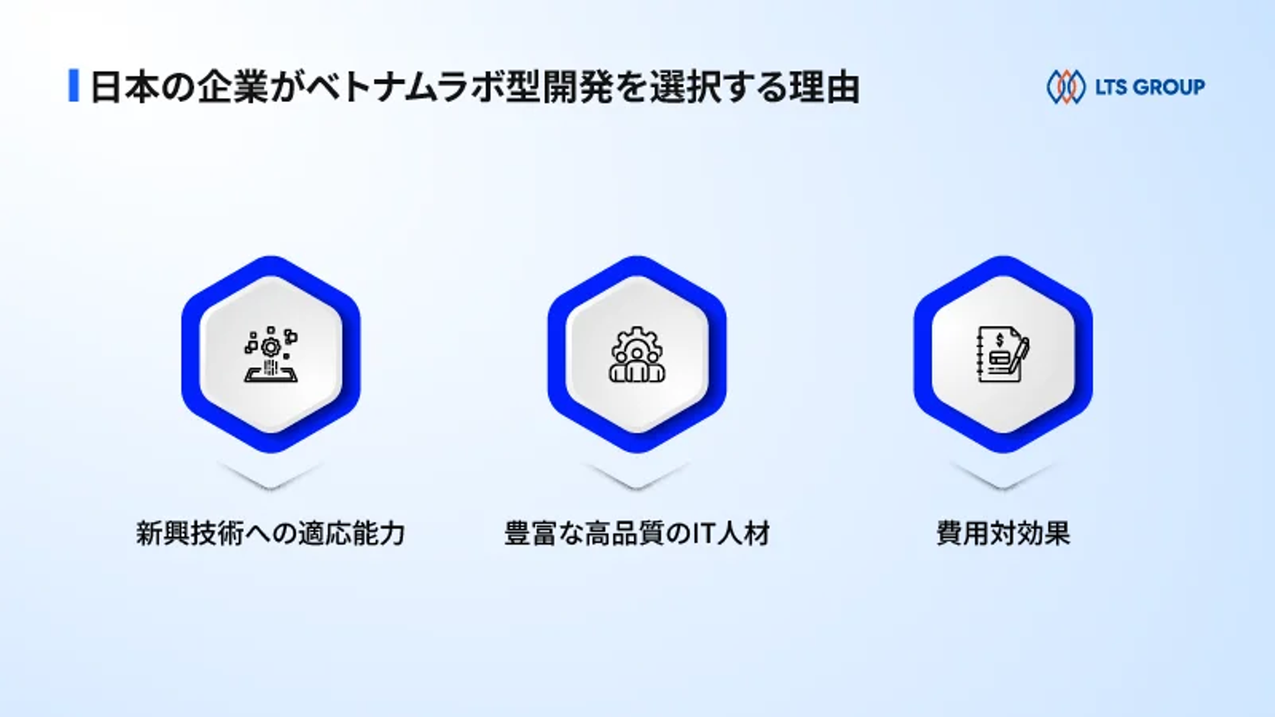 日本の企業がベトナムラボ型開発を選択する理由