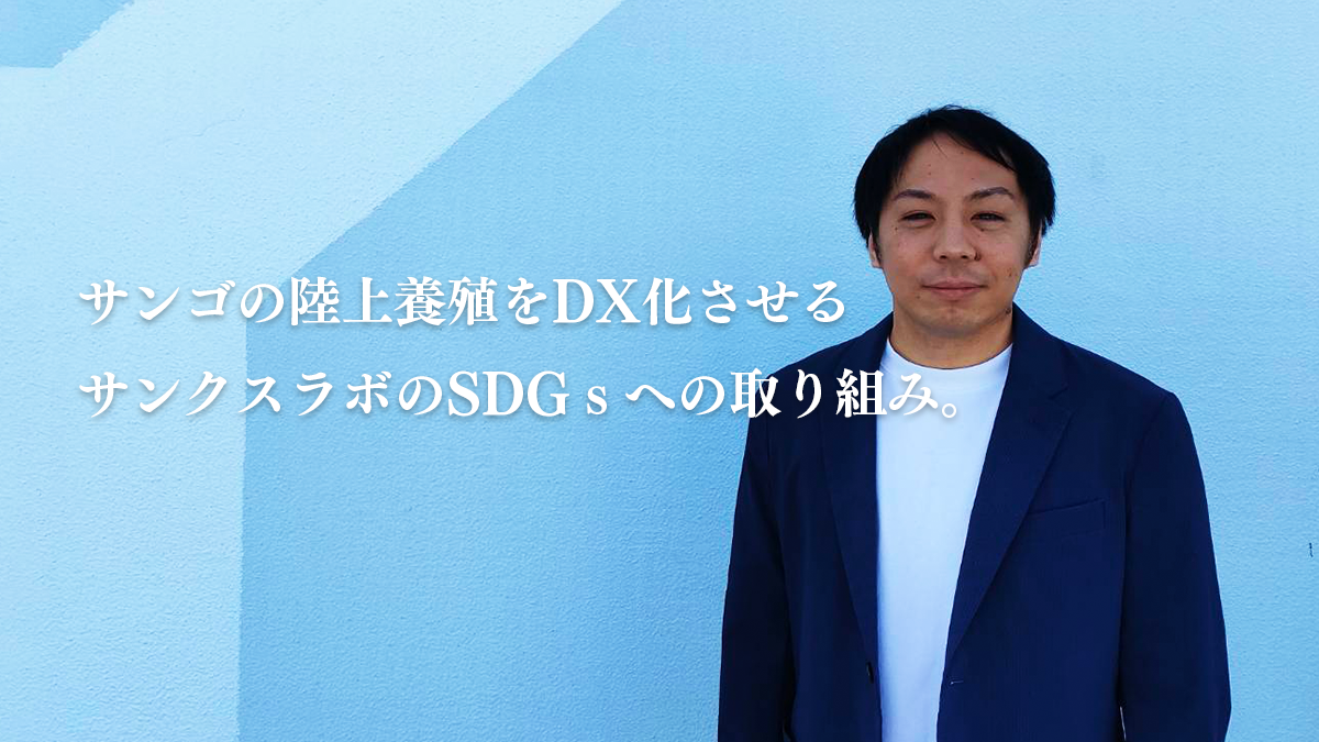 【社員インタビュー】サンゴに癒されながら環境保全活動。サンゴの陸上養殖のDX化ってどんな業務？