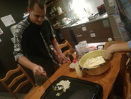 お好み焼きを焼いてみよう！