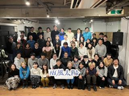 全社会議にて。続々と社員が増えています！