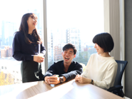 永田町の景色を見下ろせます。