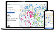 ラストワンマイルの配送を行う事業者向けのVertical SaaSを展開。最適なルートを計算する配車管理クラウド。