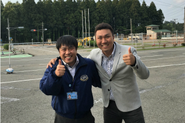 （左）営業部長／インターン受入担当者の橋本さん（右）経営者の森山明能さん