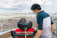 きれいな景色を見ると心が癒されますよね！ホッと一息。
