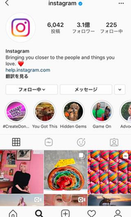 instagramのオフィシャルアカウントに取り上げられました