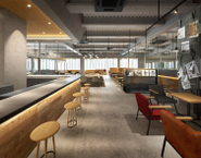 インキュベーション施設として、事業相談を受けるカウンターを用意します